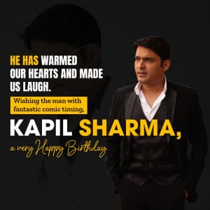 Kapil Sharma Birthday graphic