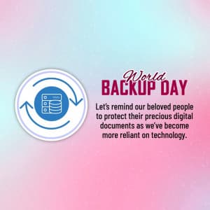 World Backup Day Instagram Post