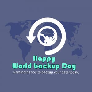 World Backup Day poster Maker