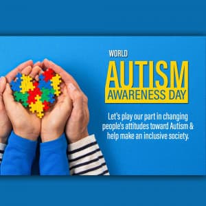 World Autism Awareness Day ad post