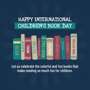 International Children’s Book Day Instagram Post