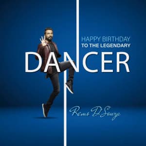 Remo D'Souza  Birthday poster