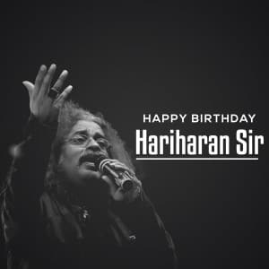 Hariharan Birthday marketing flyer