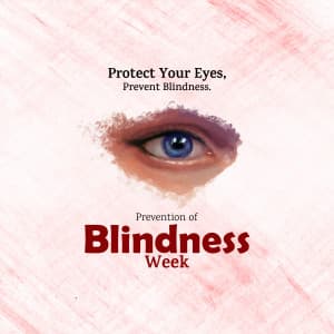 Prevention of Blindness Week Facebook Poster