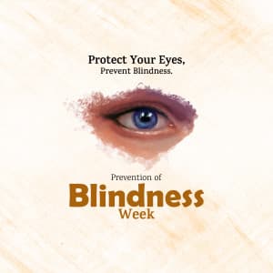 Prevention of Blindness Week Instagram Post