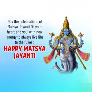 Matsya Jayanti marketing poster