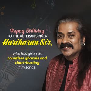 Hariharan Birthday Instagram Post