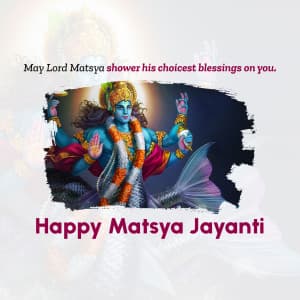 Matsya Jayanti creative image