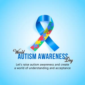 World Autism Awareness Day marketing poster