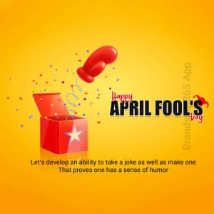 April Fool Day poster Maker