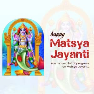 Matsya Jayanti Facebook Poster