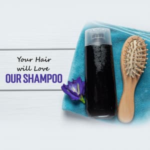 Shampoo & Conditioner promotional template