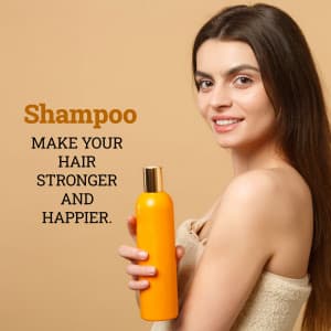 Shampoo & Conditioner promotional poster