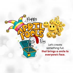 April Fool Day event advertisement