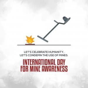 International Day for Mine Awareness Instagram Post