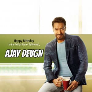 Ajay Devgn Birthday poster Maker