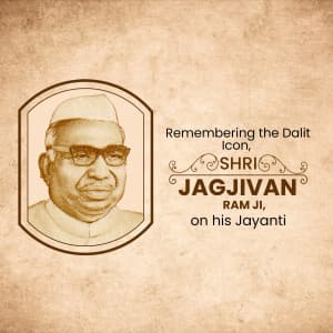 Jagjivan Ram Janm Jayanti ad post