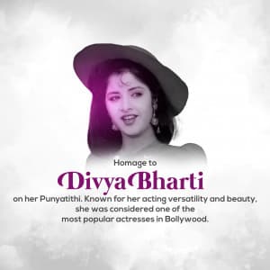 Divya Bharati Punyatithi video