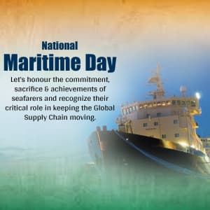 National Maritime Day ad post