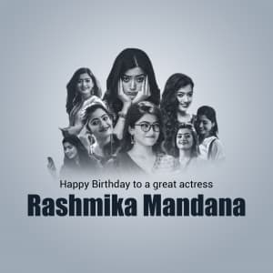 Rashmika Mandanna Birthday graphic