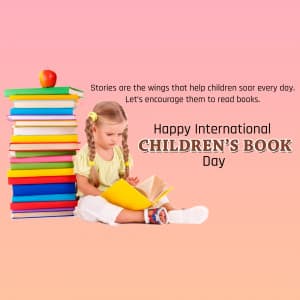 International Children’s Book Day event advertisement