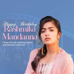 Rashmika Mandanna Birthday image