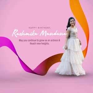 Rashmika Mandanna Birthday banner