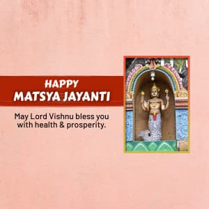 Matsya Jayanti event advertisement