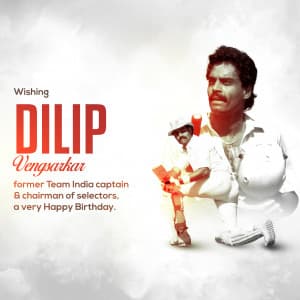 Dilip Vengsarkar Birthday Instagram Post