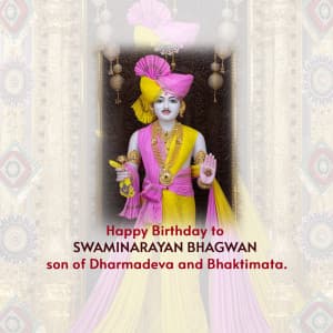 Swaminarayan Jayanti ad post