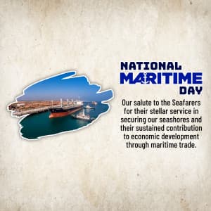 National Maritime Day marketing flyer