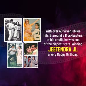 Jeetendra Birthday banner