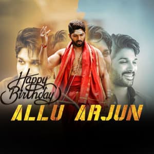 Allu Arjun Birthday festival image