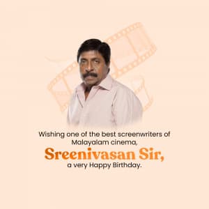 Sreenivasan Birthday Instagram Post