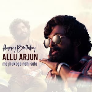 Allu Arjun Birthday graphic