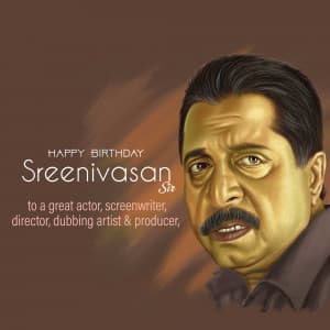 Sreenivasan Birthday poster Maker