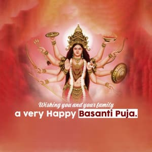 Basanti puja Instagram Post