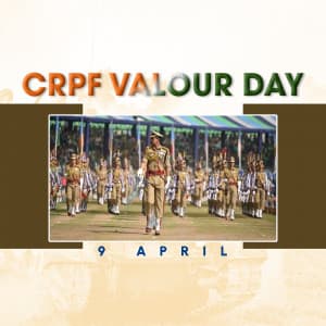 CRPF Valour Day greeting image