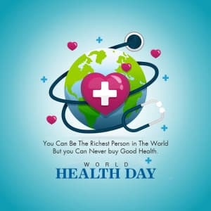 World Health Day advertisement banner