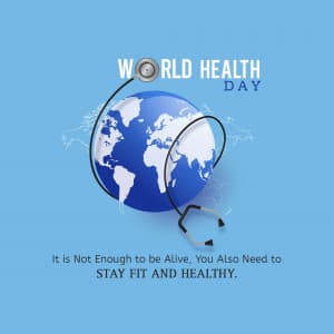 World Health Day ad post