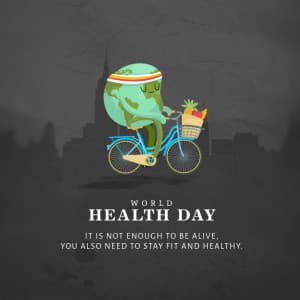 World Health Day marketing poster