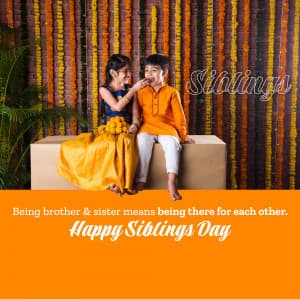 Siblings Day event advertisement