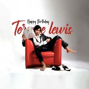 Terence Lewis Birthday poster Maker