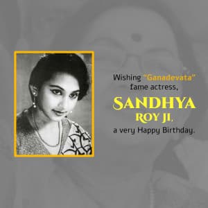 Sandhya Roy Birthday graphic