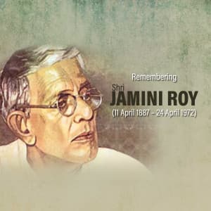 Jamini Roy Jayanti graphic