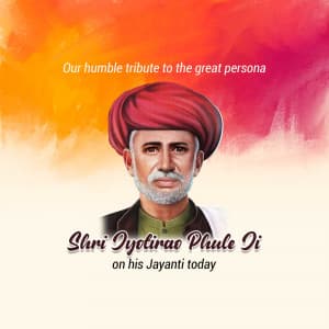 Jyotirao Phule Janmjayanti greeting image