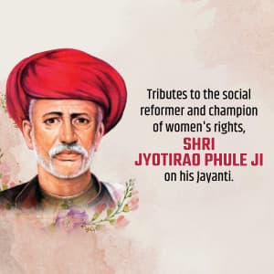 Jyotirao Phule Janmjayanti graphic