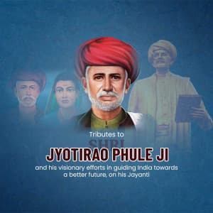 Jyotirao Phule Janmjayanti Facebook Poster