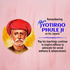 Jyotirao Phule Janmjayanti poster Maker