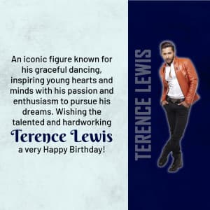 Terence Lewis Birthday post